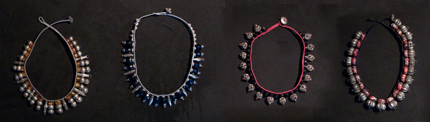 four necklaces
